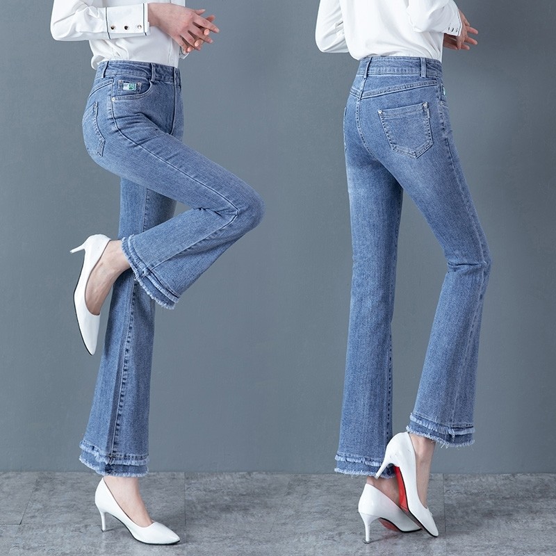 2020年新款春秋高腰显瘦以纯牛仔裤 尚吻蔓牛仔裤