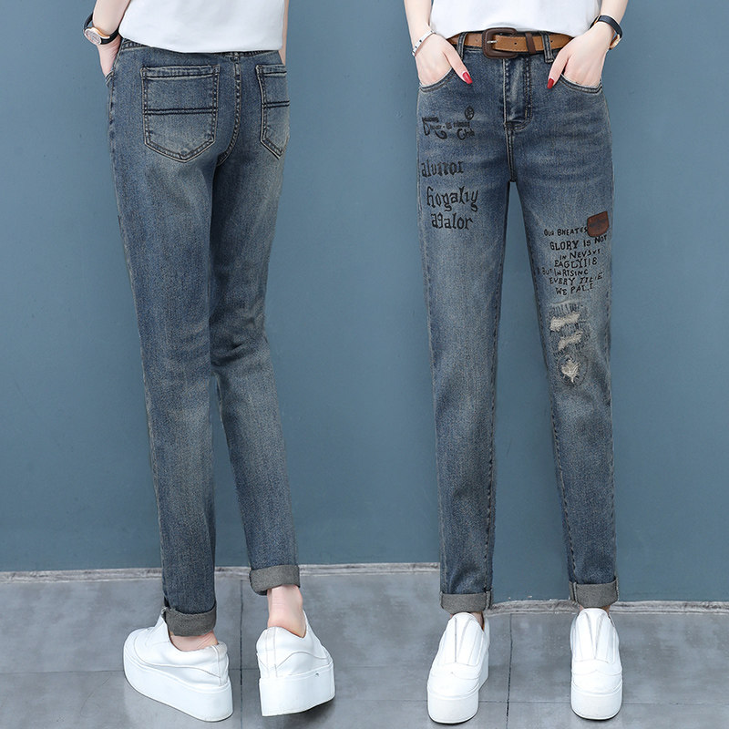 以纯官方旗舰店女长裤2020牛仔裤 尚吻蔓牛仔裤