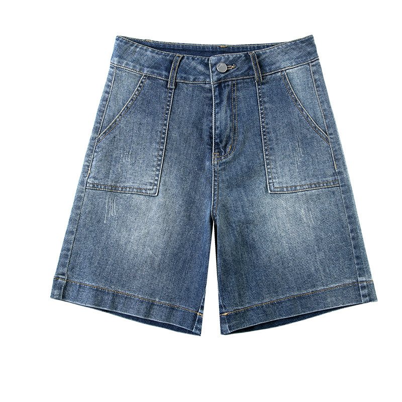 冰氧吧天丝五分裤女夏装以纯牛仔裤 尚吻蔓牛仔裤