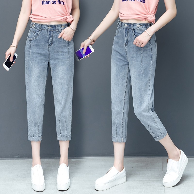 高腰休闲2020年新款以纯修身牛仔裤 尚吻蔓牛仔裤