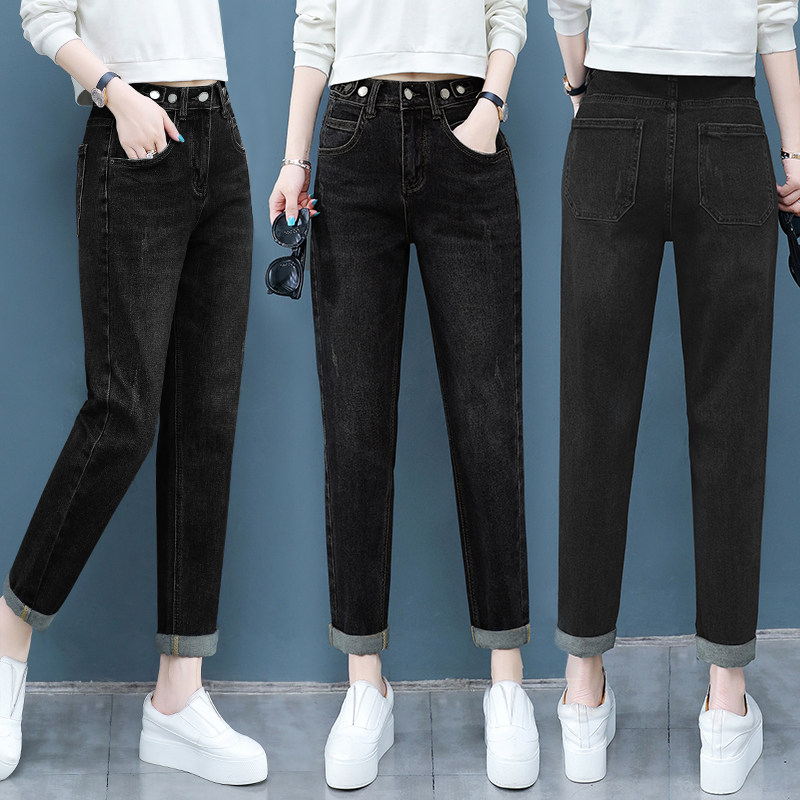 以纯官方旗舰店高腰2020秋季牛仔裤 尚吻蔓牛仔裤