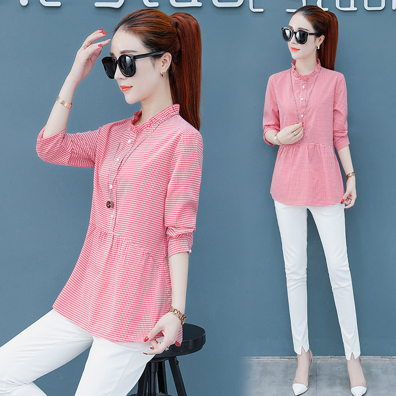 冷淡风女装高级感女秋冬款以纯衬衫 尚吻蔓衬衫