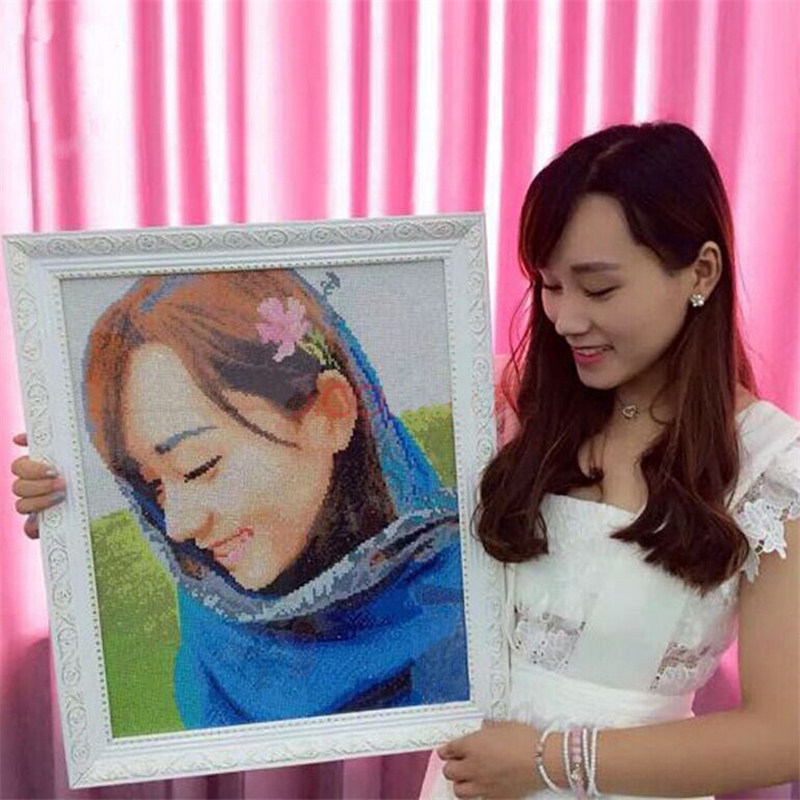 定制钻石画照片人物砖石贴画卧室5D点贴钻粘钻十字绣客厅真人满钻,淘宝优惠券,粉丝福利购,淘宝优惠卷