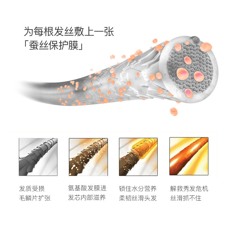 氨基酸顺滑滑溜溜修护护发素 肌琳莎发膜/护发产品