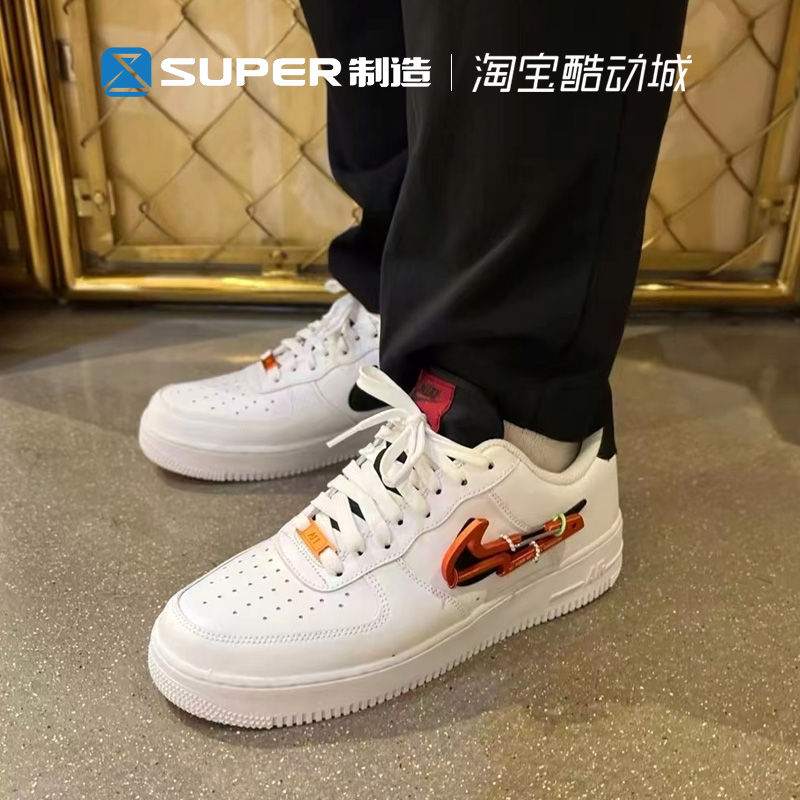 Nike耐克Air Force 1 AF1纯白空军一号男女板鞋小白鞋CW2288-111 - 图0