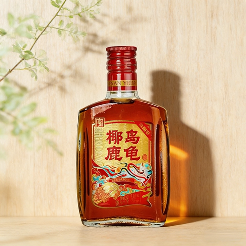 椰岛鹿龟酒33度海南老字号养生配制酒135ml小瓶肉苁蓉鹿血鹿鞭酒 - 图1