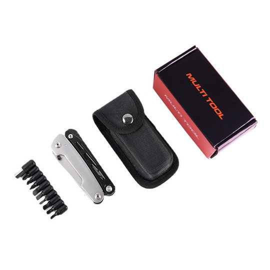 风爆钳户外野营带打火石求生多用途不锈钢折叠可拆装大剪多功能