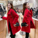 Chic sheep shears loose slimming new jacket for women