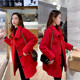 Chic sheep shears loose slimming new jacket for women