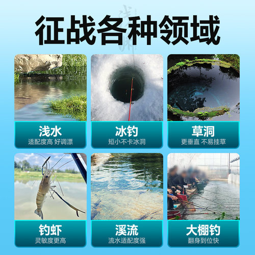 小凤仙浅水鲫鱼漂高灵敏醒目小短漂浮漂水皮草洞打浮专用硬尾鱼漂 - 图3