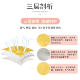 Детское стеганое удерживающее тепло боди, детский милый лонгслив, демисезонная пижама для новорожденных