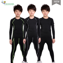 Children Tight Fit Suit Fitness Suit Men Suit Running Football Gym Sports Speed Dry Clothes Clothing Long Sleeve Sleeves