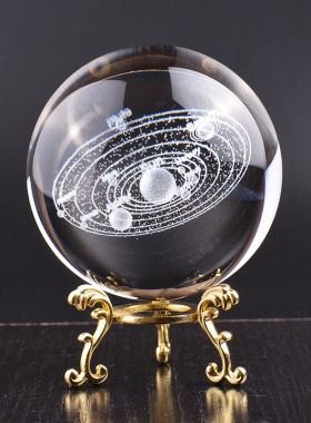 太阳系八大行星水晶球天体银河系