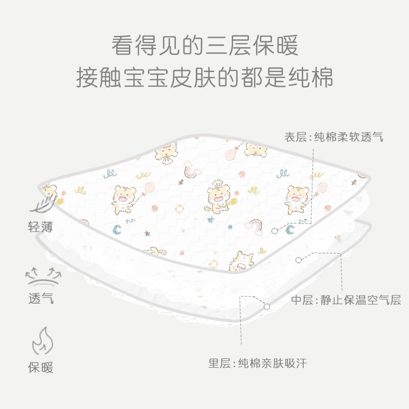 虎年秋冬季夹棉宝宝超萌外出哈衣 贝比可优连身衣/爬服/哈衣