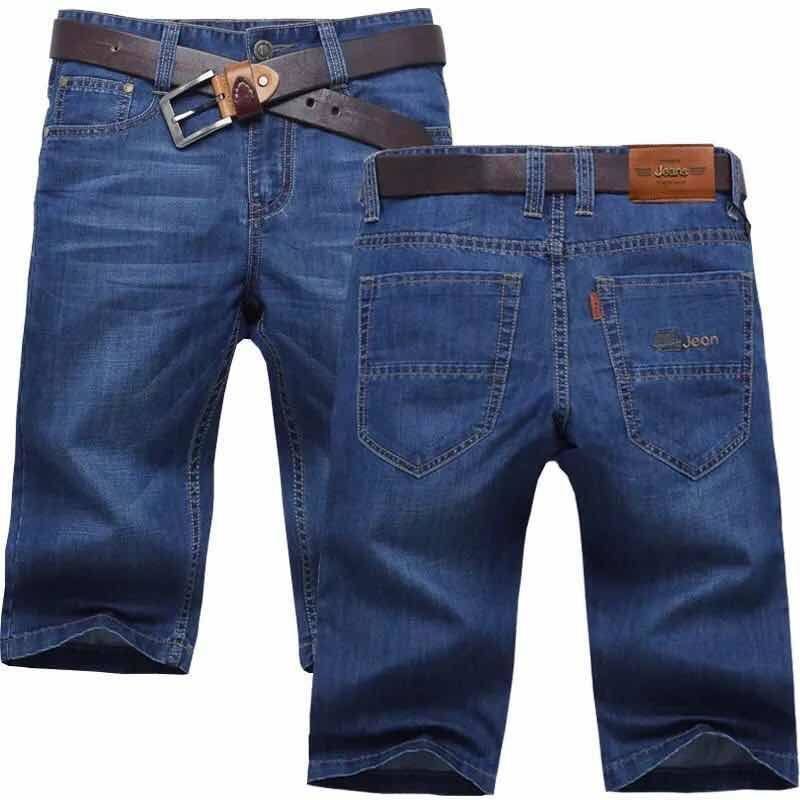 夏季薄款七分牛仔短裤男潮牌弹力修身直筒宽松五分裤耐磨韩版潮流,淘宝优惠券,粉丝福利购,淘宝优惠卷