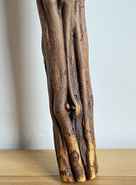 倒刺藤文玩手棍 创意家居根艺装饰摆件 车载自卫棒 原木习武棍