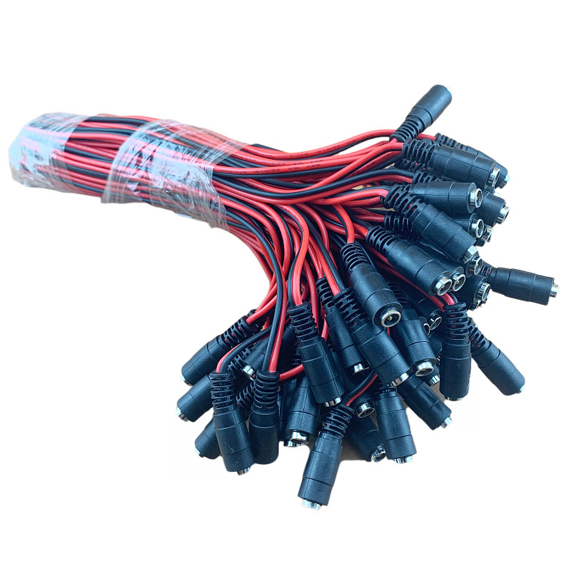 加粗监控DC母头摄像机尾头线 0.75纯铜母头 5*.5*2.1规格集中供电 - 图3