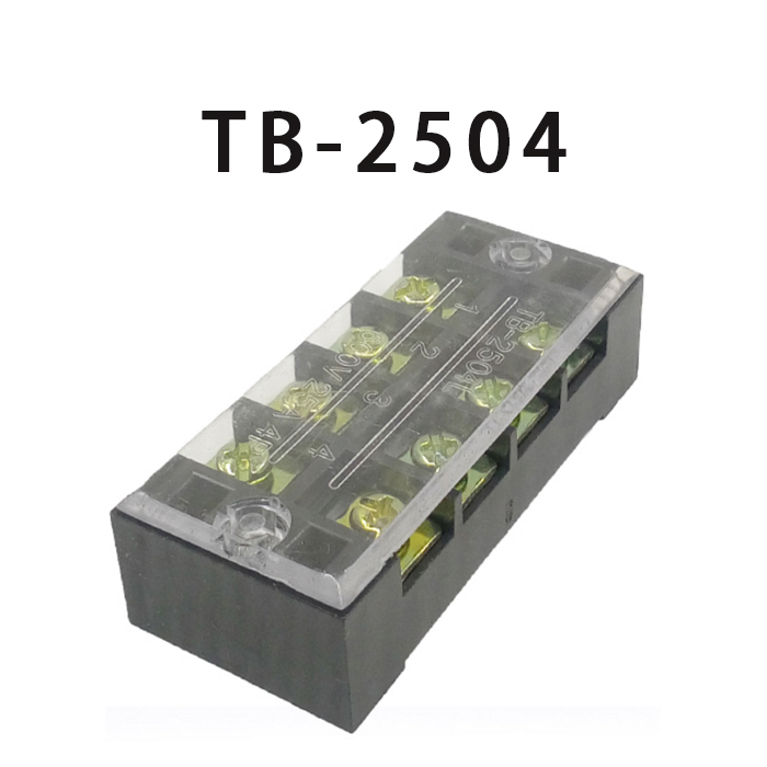 TB-2504接线端子排 电线接线端子 组合式接线排 连接器25A 4位 - 图1