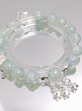 原创设计超仙繁星点点蝴蝶手链女甜美少女彩色串珠百搭学生手串