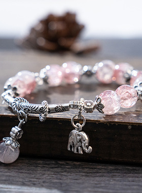 国潮琉璃手串手链爆花晶时尚