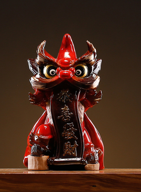 新中式招财摆件创意陶瓷乔迁礼品