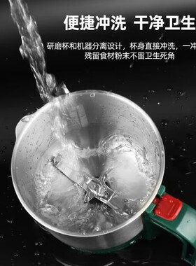 磨粉机英规220v香港粉碎器可水洗干湿两用家用研磨中药材打粉出口