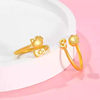 Pure gold KT cat ring Valentine’s Day gift for girlfriend
