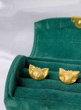 999足金玲娜贝尔转运珠手链