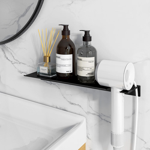 适用戴森吹风机置物架免打孔家用壁挂电风筒架子浴室收纳挂架神器 - 图1