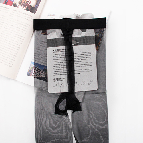 0D浅黑色高级感t档无痕丝袜超薄隐形女神连裤全透明空气高透黑丝 - 图2