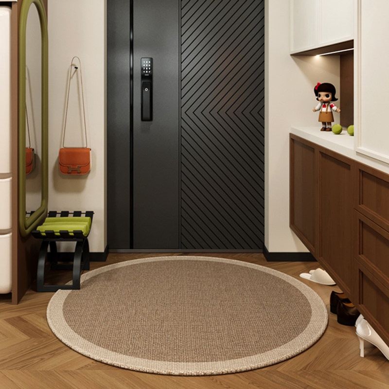 圆形入户门地垫门口地毯门垫客厅进门垫子新款家用防滑高级脚垫,淘宝优惠券,粉丝福利购,淘宝优惠卷