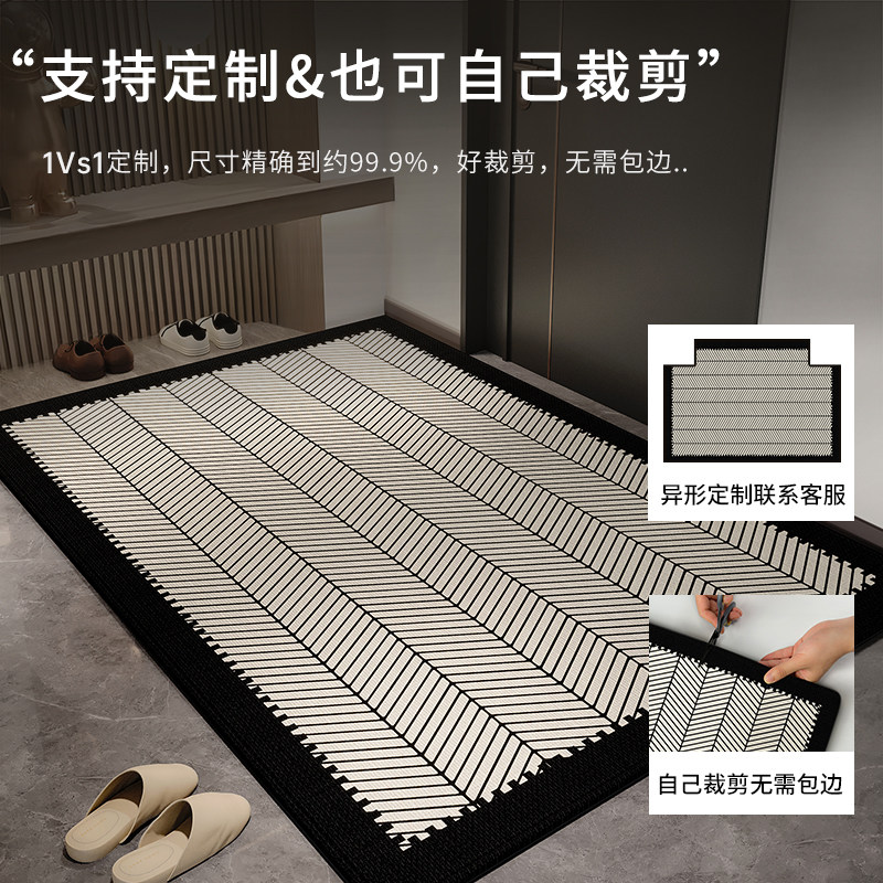 入户地垫入户门地毯门垫门口脚垫家用进门防滑高级感客厅大门垫子,淘宝优惠券,粉丝福利购,淘宝优惠卷