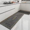 No-wash absorbent kitchen mat
