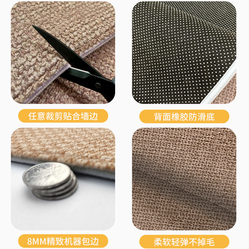 入户门地垫纯色仿剑麻门垫进门地毯客厅大门口防滑脚垫高级可裁剪,淘宝优惠券,粉丝福利购,淘宝优惠卷