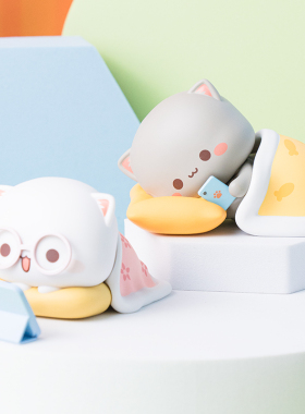 正版蜜桃猫咪可爱卡通蛋糕装饰