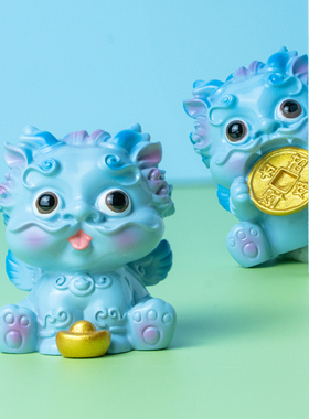 可爱招财貔貅车载桌面装饰摆件