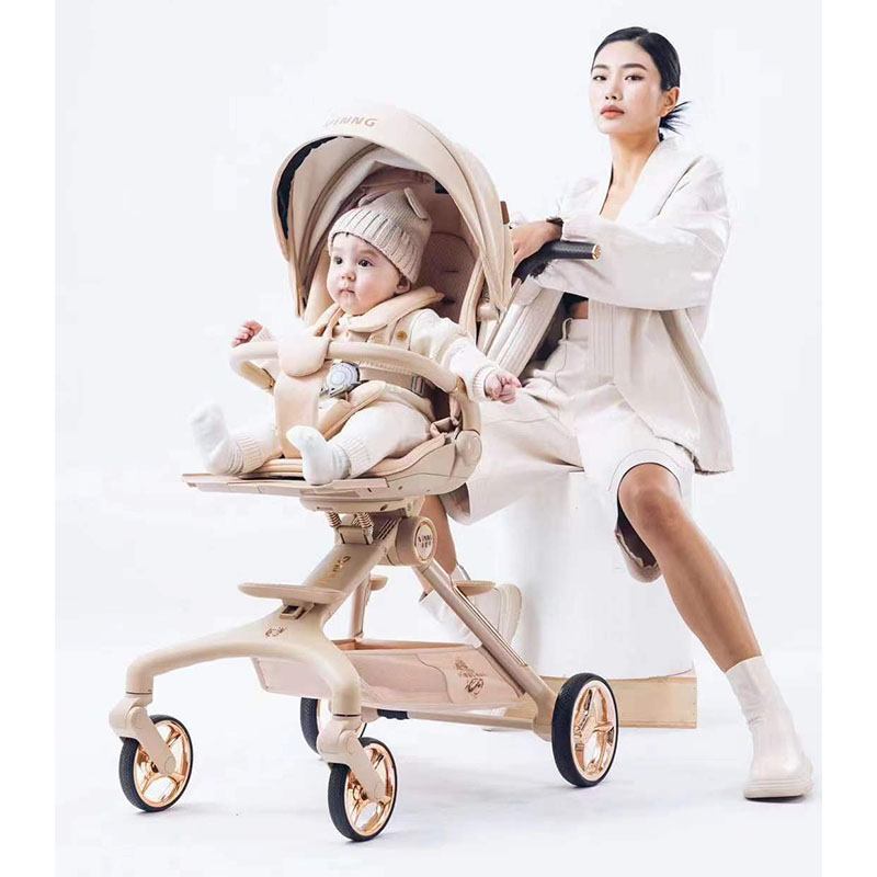 vinng婴儿车维尼可轻便可坐躺1-6岁双向折叠高景观新生儿溜娃神器