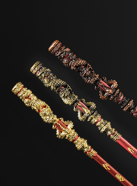 金属手把件国潮桌面孙悟空金箍棒