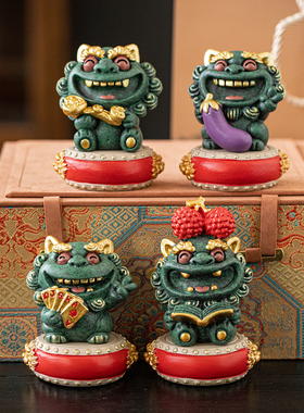 中式貔貅摆件招财瑞兽客厅办公室