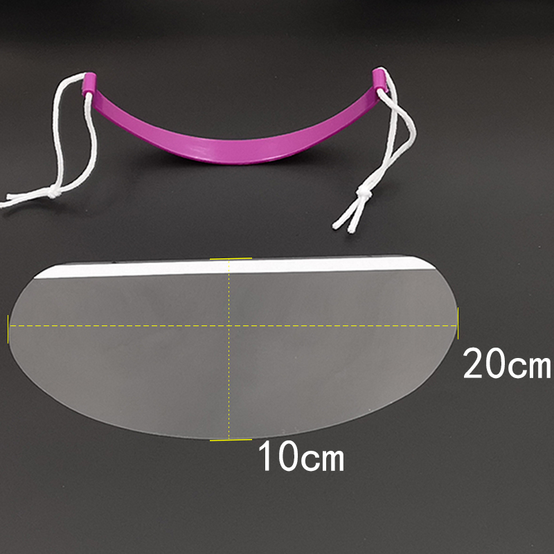 剪发刘海贴美发面罩挡板遮脸透明一次性发型师额头工具理发店神器-图0