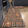 Kitchen floor mats, carpet mats, special door mats, diatom mud, wipeable, washable, water-absorbent kitchen non-slip and oil-proof floor mats