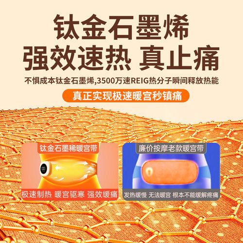 大姨妈神器暖宫腰带暖宝宝生日礼物女生情人节礼物送女友老婆高档 - 图2