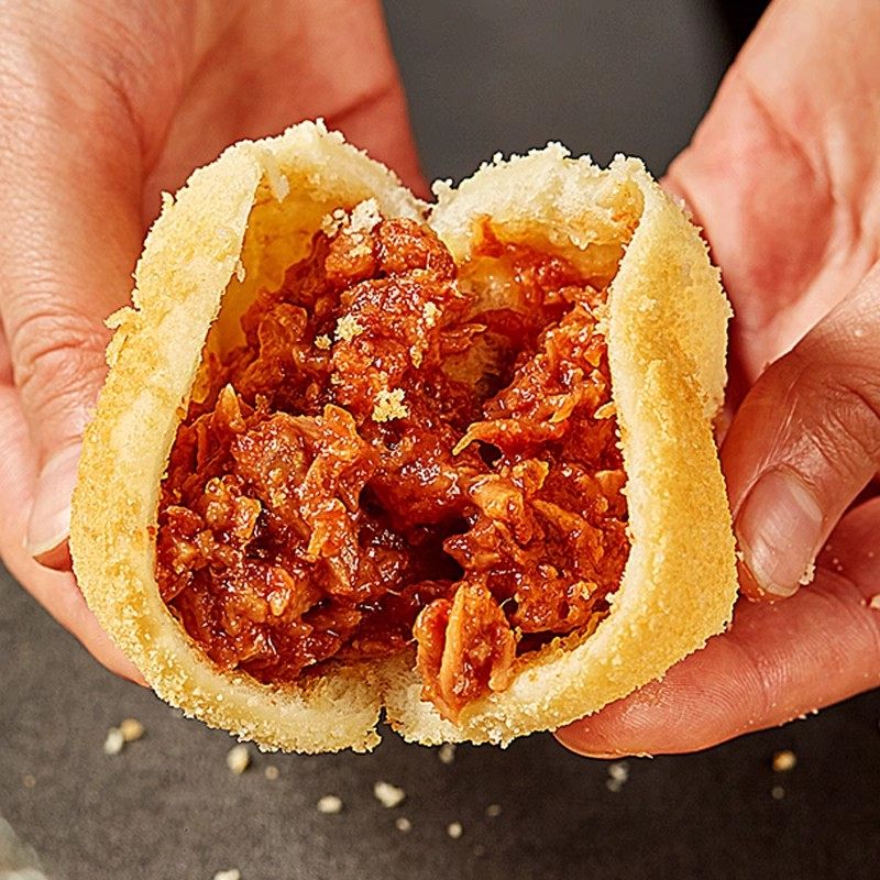 避风塘酥皮叉烧包140g早餐面包包点酥脆掉渣肉包酥皮蒸包肉美汁香,淘宝优惠券,粉丝福利购,淘宝优惠卷