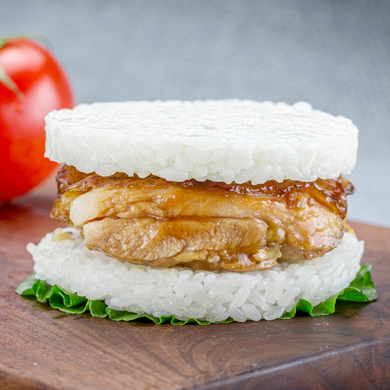 乐肴居照烧鸡排米汉堡冷冻速食微波加热早餐食品方便米饭食品美食 - 图1