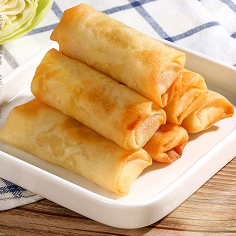 广州酒家利口福素菜春卷500g速冻油炸小吃半成品速食广式早茶点心,淘宝优惠券,粉丝福利购,淘宝优惠卷