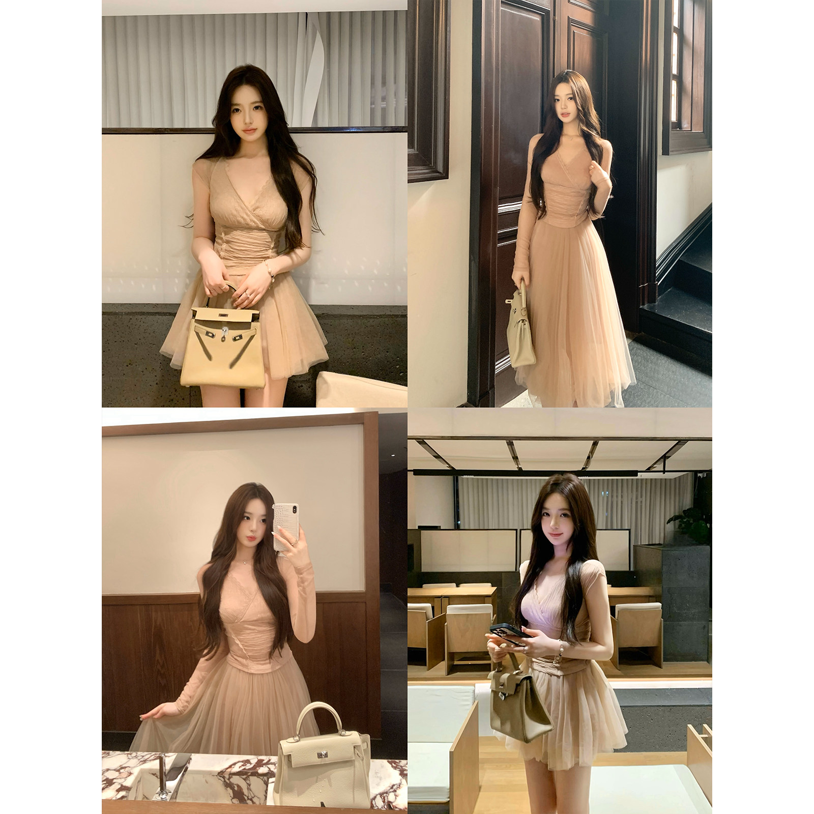 Hotdog热狗很辣原创【芭蕾如梦】甜美气质蕾丝上衣/网纱裙裤套装,淘宝优惠券,粉丝福利购,淘宝优惠卷