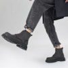 Aokang men's shoes autumn new high-top fashion Martin boots men's low-heeled business casual shoes outdoor work boots