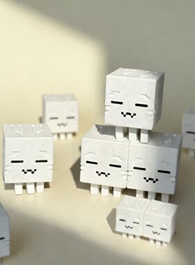 我的世界善魂3d打印人偶MC桌面摆件模型游戏礼物包包钥匙扣挂件