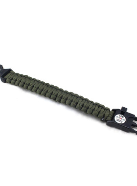 led伞绳编织手链荒野求救多功能运动手环SOS求救信号灯时尚手串