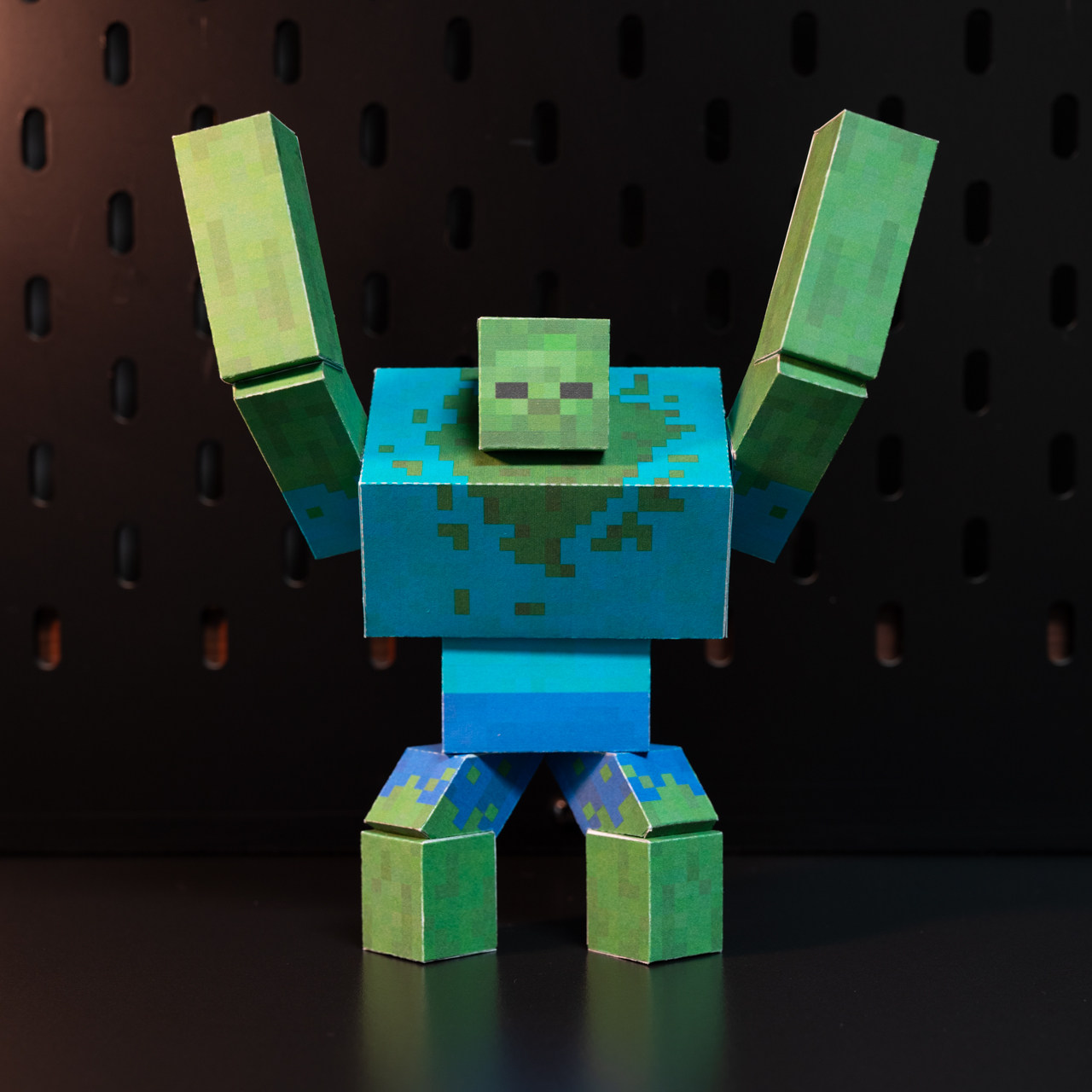 我的世界磁力超可动突变僵尸尸壳手工DIY纸模型周边人偶手办玩具,淘宝优惠券,粉丝福利购,淘宝优惠卷